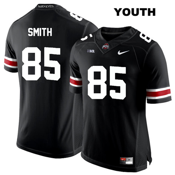 Ohio State Buckeyes Youth L'Christian Smith #85 White Number Black Authentic Nike College NCAA Stitched Football Jersey YT19M38MX